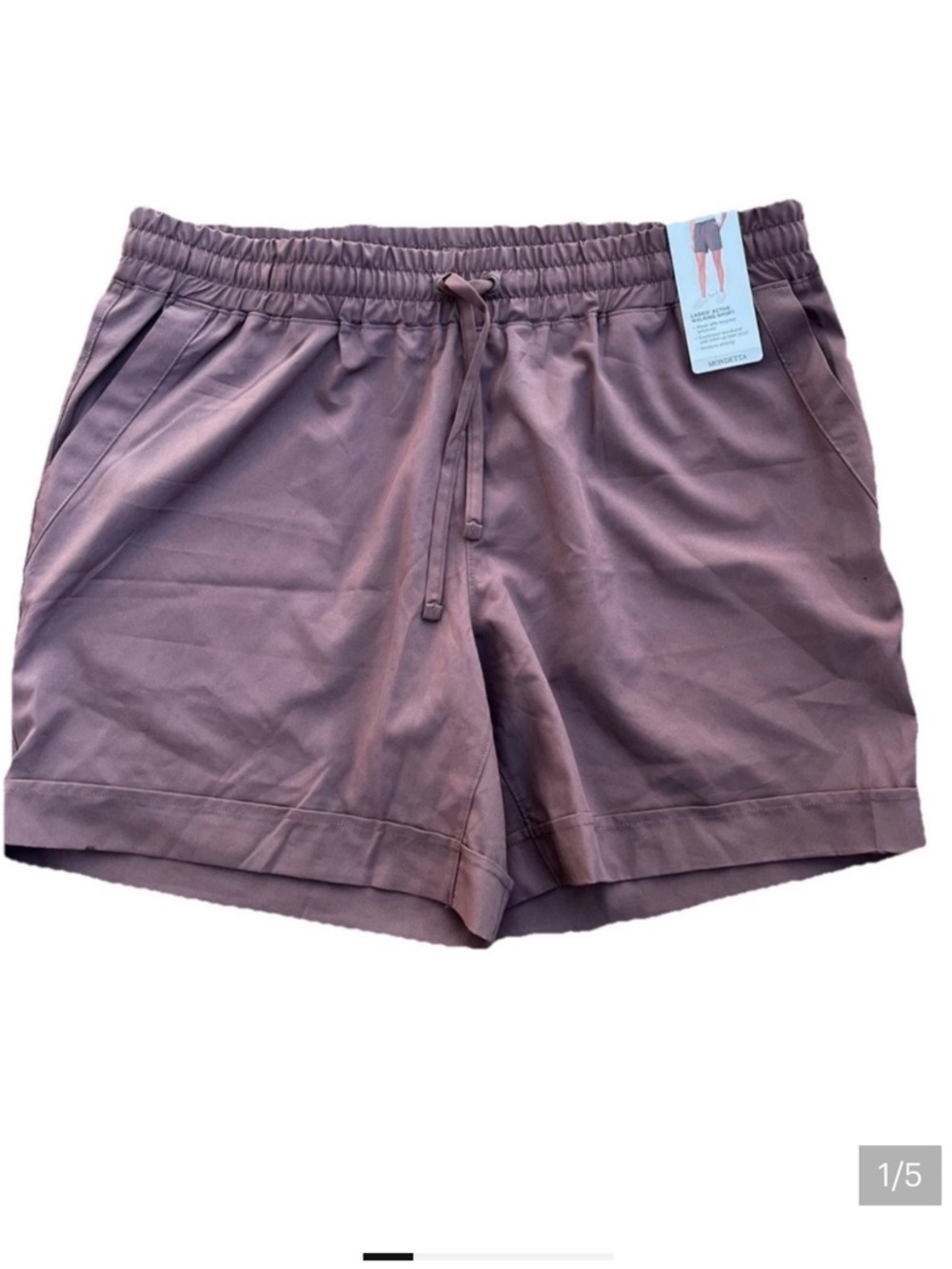Mondetta Active Walking Shorts Women’s Size L Light Brown